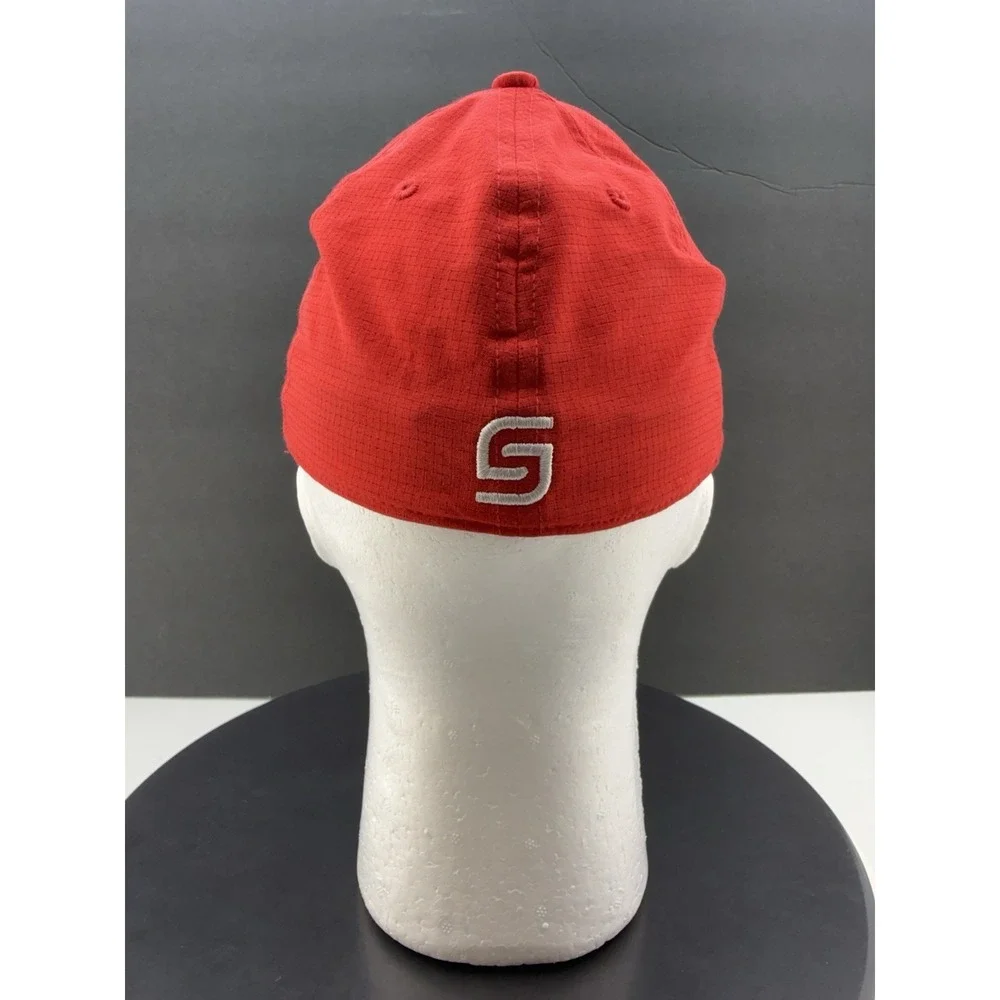 Under Armour Jordan Spieth Drive Golf Hat Red Youth Size SM/MD‎ Fitted Cap